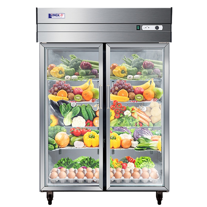 星星(XINGX) 880升商用厨房冰箱不锈钢全冷藏展示柜水果蔬菜鲜花保鲜柜BC-880E