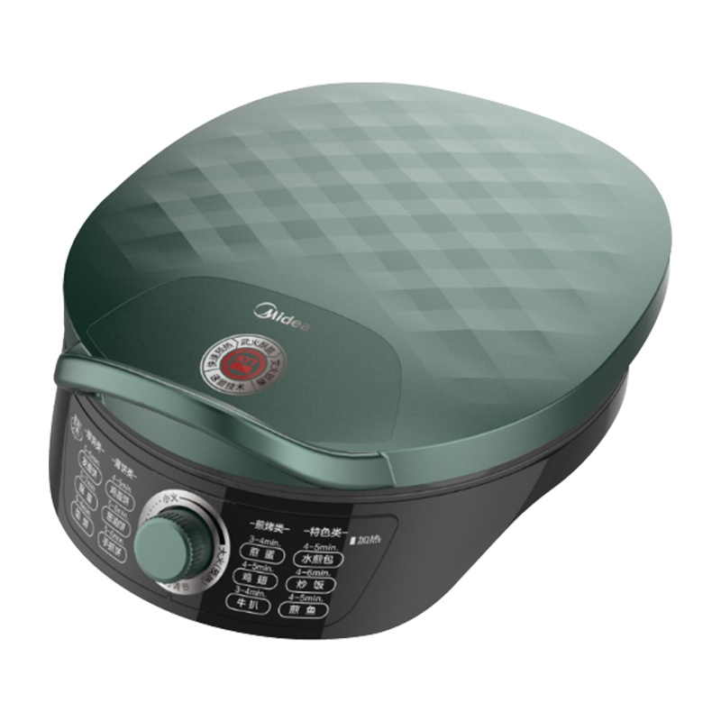 美的(Midea)电饼铛煎烤开合式 悬浮式烤盘上下盘单独加热不粘煎饼烙饼机智能早餐机MC-JK30Easy201