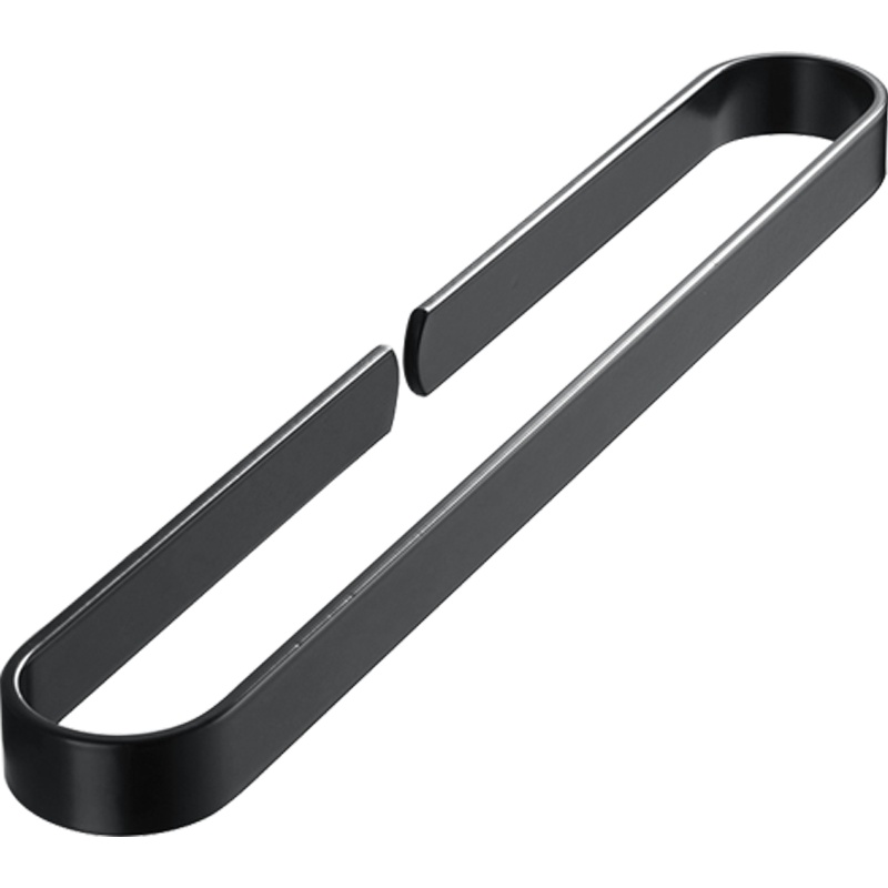 优勤免打孔毛巾架卫生间太空铝浴巾架浴室挂架子毛巾杆厕所置物架