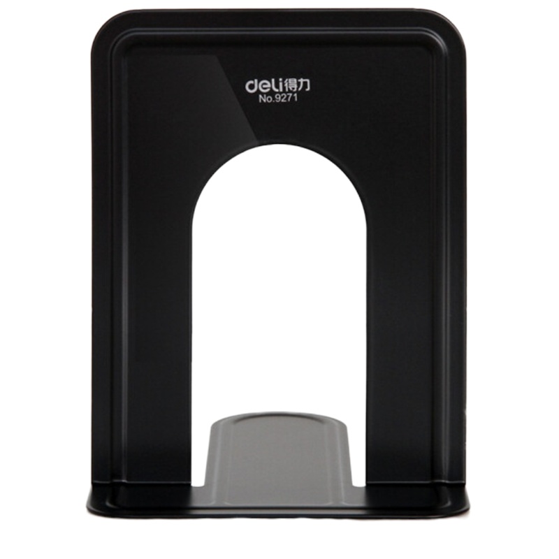 得力(deli)9271铁书立-6"(黑)(2片/付)