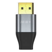 晶华 Mini DP转DP转接头 高清8K雷电接口苹果笔记本MacBook微软Surface连接显示器投影仪S800