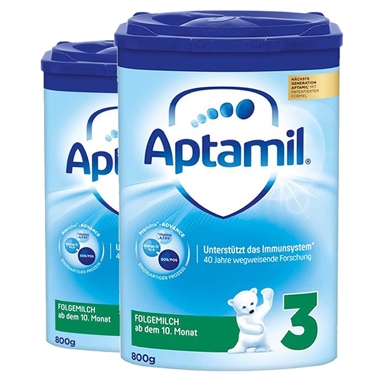 原装进口德国爱他美AptamilAptamil婴幼儿牛奶奶粉3段(10-12个月)800g