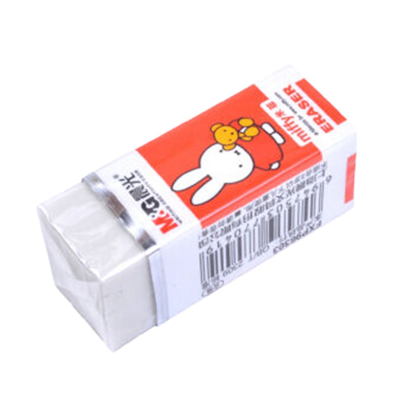 晨光(M&G)MF-6302 米菲白色橡皮铅笔橡皮擦 32块/盒 单盒装