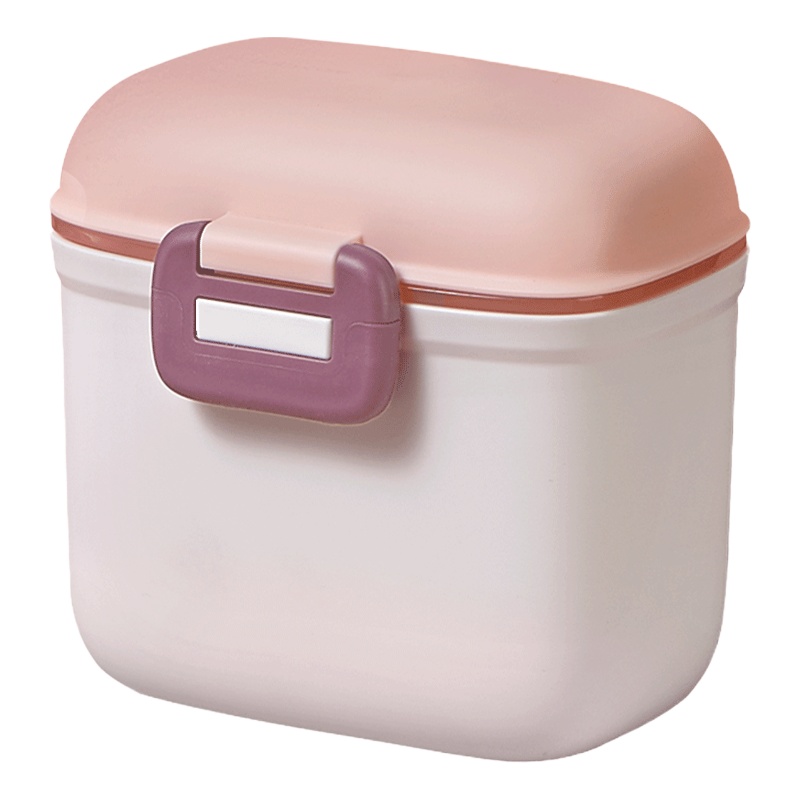 babycare奶粉盒便携外出分装格 米粉盒子辅食储存罐密封防潮大号珀尔里粉