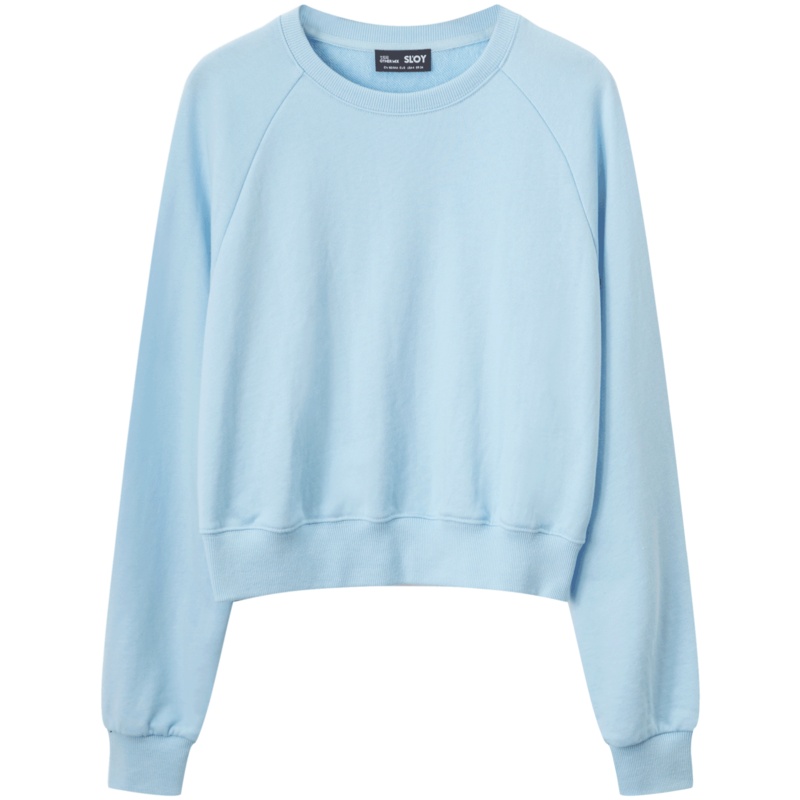 OtherMix短款卫衣女2021春新款炸街盐系小个子糖果色圆领宽松上衣