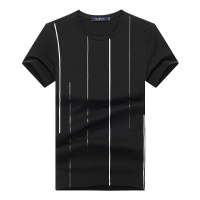 雅鹿男装夏季男士T恤简约圆领潮流短袖T恤男AS24EXTB00156