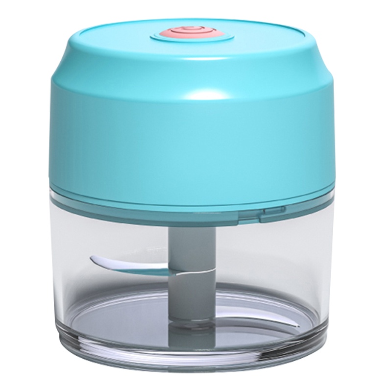 开优米(Kiuimi)电动辅食机宝宝婴儿小型切菜绞肉多功能料理水果泥研磨碗神器可充电 蓝色款