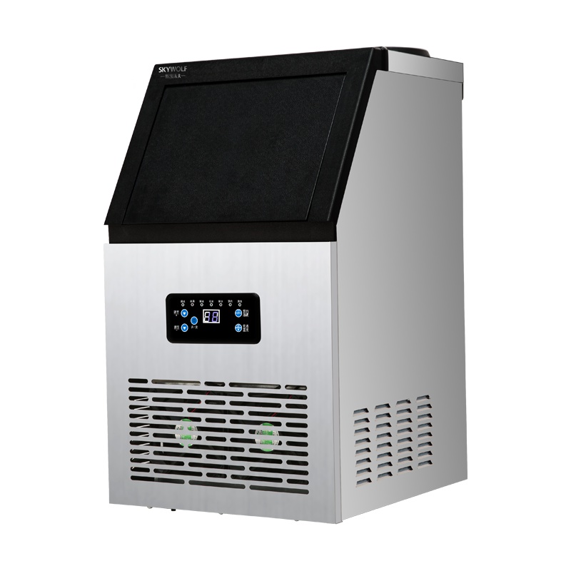 斯凯沃夫(SKYWOLF)SK-38F制冰机商用奶茶店酒吧KTV冰块制造机中大型方冰机全自动家用造冰机器