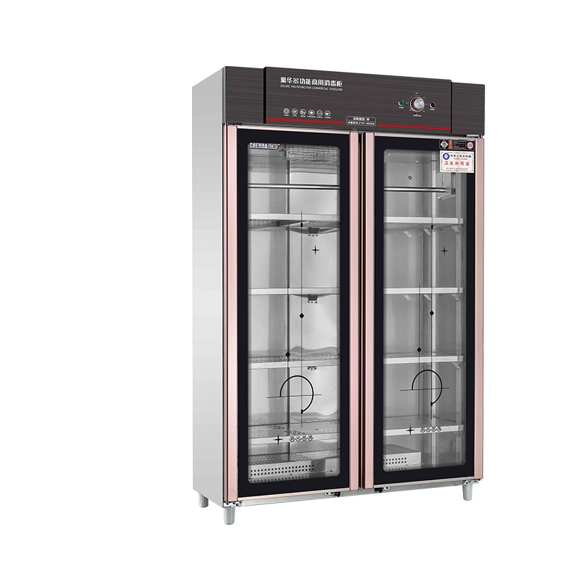 晨那(CHENNA)消毒柜 ZTP-1000B商用立式 中温臭氧紫外线保洁柜 饭店食堂餐盘不锈钢 热风循环餐具消毒柜