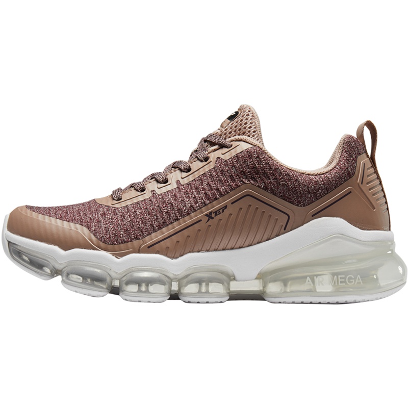 特步运动鞋女鞋2019春季新款全掌气垫休闲鞋跑步鞋