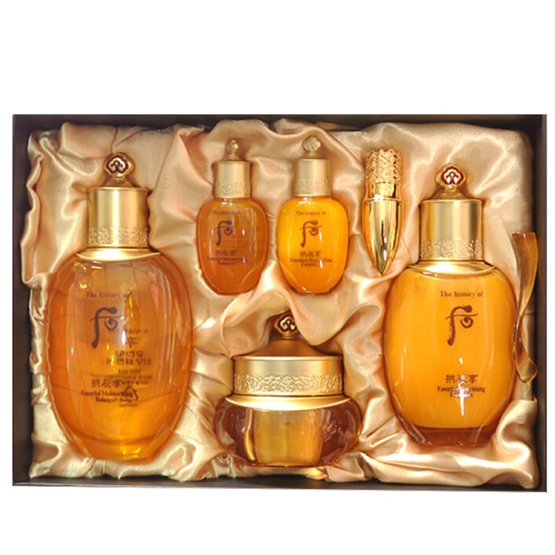 【宫廷养颜秘籍】Whoo 后 拱辰享 气韵生 水乳霜三件套（赠奢华口红） 滋润营养护肤套装