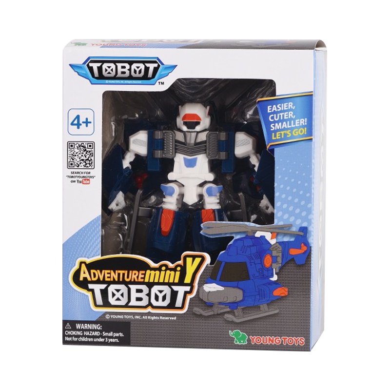 托宝兄弟(TOBOT)玩具金刚变形车机器人男孩玩具汽车Y战士冒险迷你版-301045