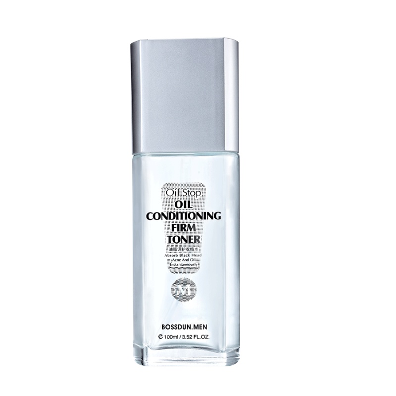 波斯顿BOSSDUN.MEN爽肤水油脂调护收缩水100ml补水保湿清爽控油收缩毛孔紧肤须后水喷雾男士护肤