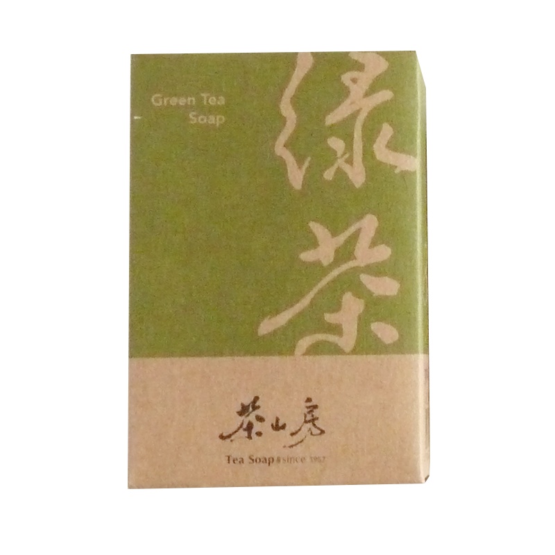 台湾茶山房 绿茶皂 手工皂祛痘消炎 沐浴皂 洁面皂绿茶皂100g