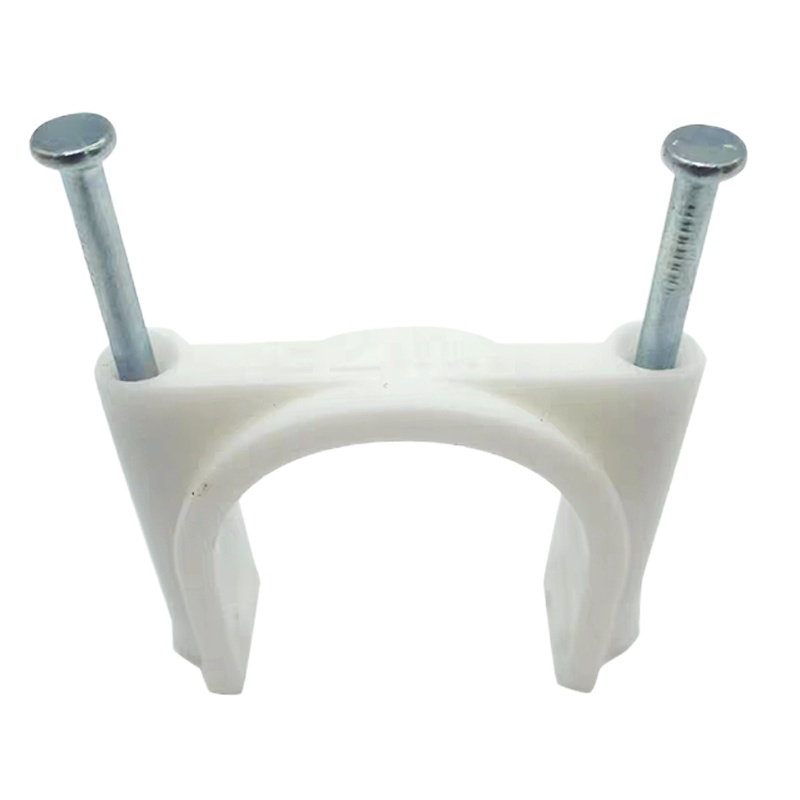 方形钢钉线卡 塑料电线管卡扣理线光纤线扣