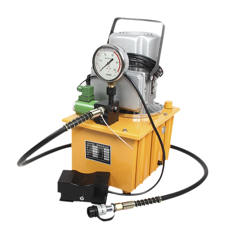 HIKWANG电磁阀电动泵 脚踏开关单回路电动液压泵 ZCB6-5-A3/台