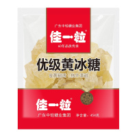 佳一粒优级黄冰糖454g*2袋装老冰糖甘蔗煲汤熬粥酵素糖水土冰糖块