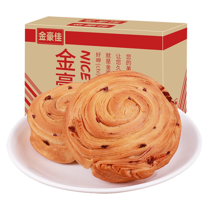 [29.9元任选11件]正得顺红豆手撕面包约50g*3枚早餐糕点蛋糕零食小吃速食懒人充饥夜宵休闲食品