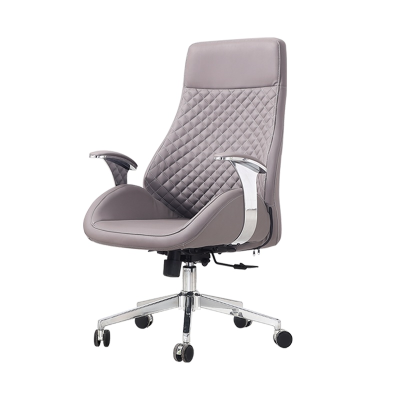 卓澳(ZHUOAO)办公老板家用电脑专用西皮高靠背转椅-7H