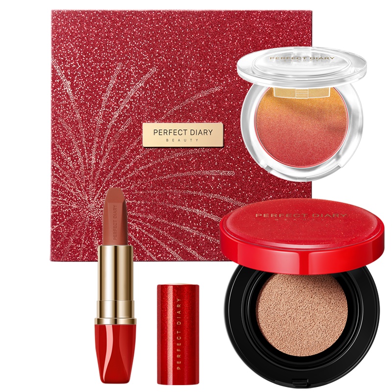 完美日记 新年花火限定礼盒（气垫B01）