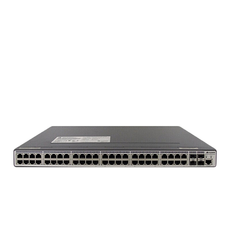 华为交换机S3700-52P-SI-AC(48个10/100Base-TX以太网端口,4个千兆SFP,交流供电)