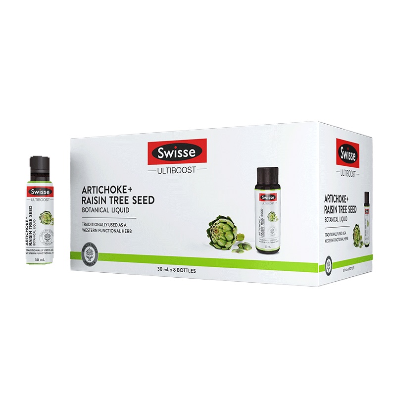 Swisse斯维诗 应酬瓶 清苷朝鲜蓟枳椇子植物饮料30ml*8瓶/盒 中西草本结合 加班熬夜烟酒常备