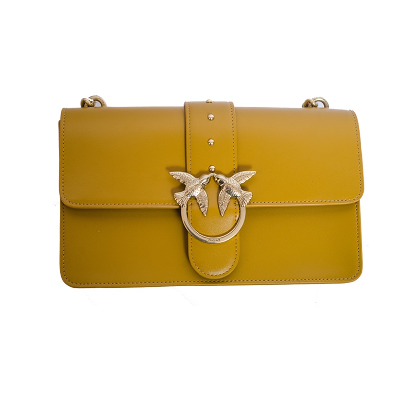 PINKO女士链条斜跨燕子包飞鸟包