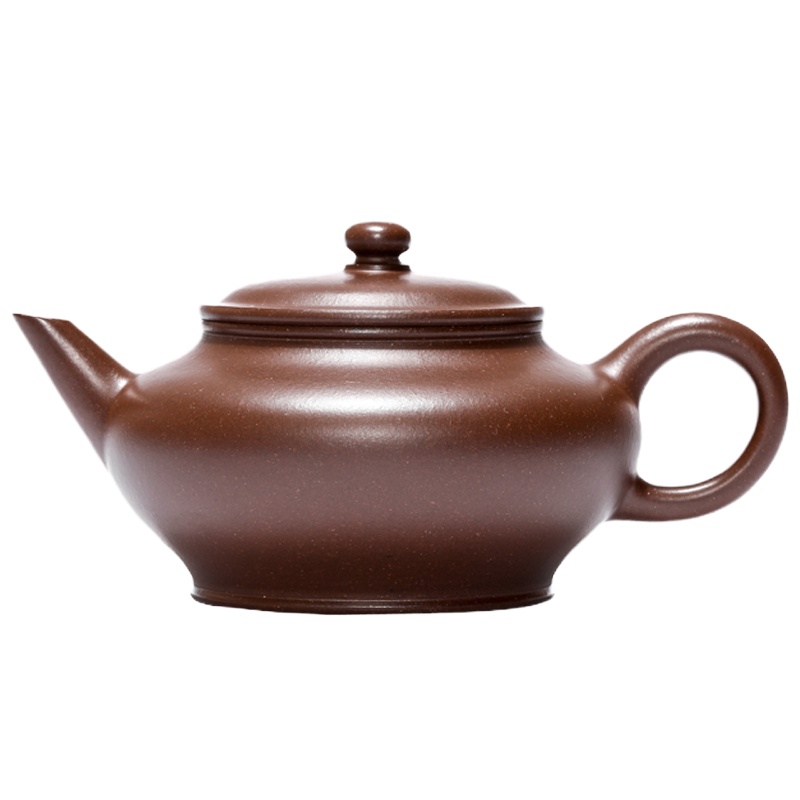 『神灯水平』 宜兴紫砂壶茶具茶壶原矿紫泥紫砂器 240c