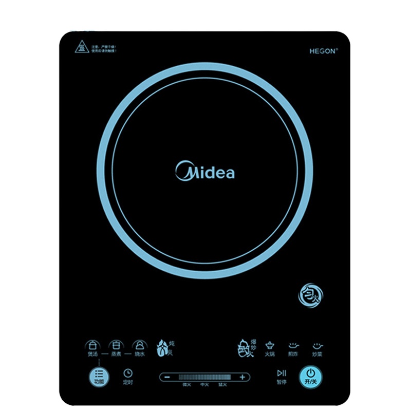 美的(Midea)电磁炉 C22-RH2275 2200W功率 8档 家用匀火触摸速热爆炒电磁炉