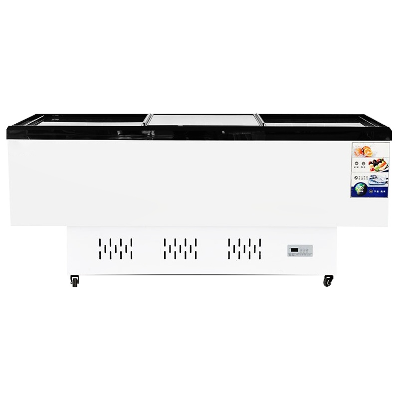 埃利斯(AILISI)2.5米岛柜 商用冷柜 冰柜 冷藏冷冻柜 商用展示柜 肉食海鲜柜 雪糕柜 推拉门