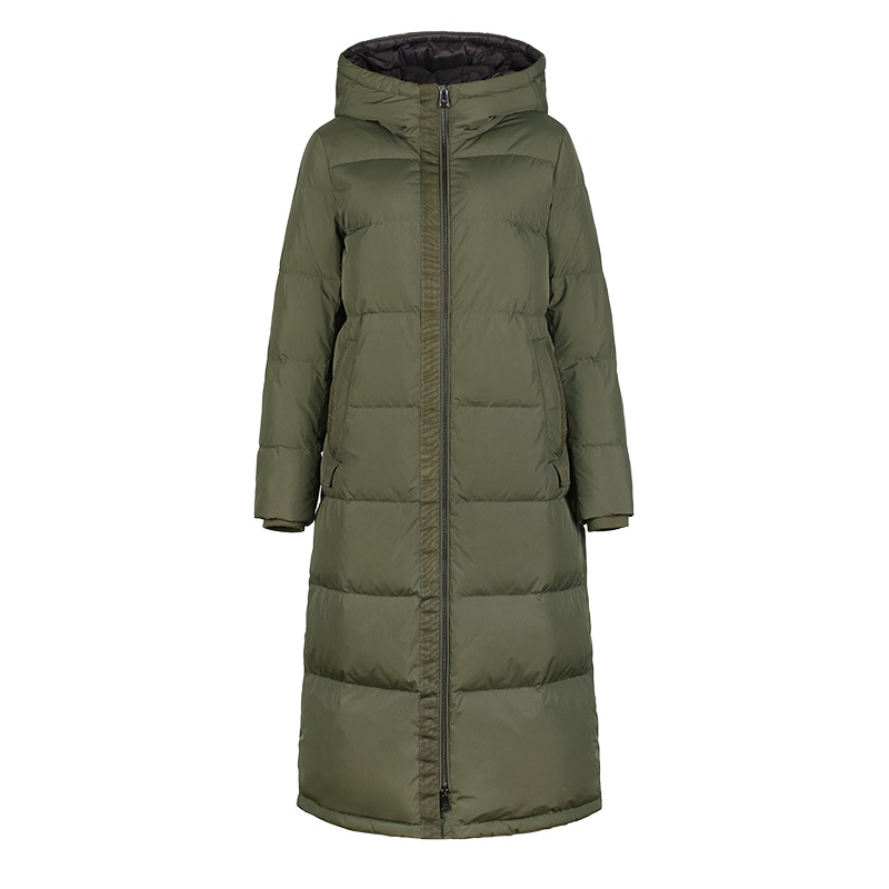 高梵（GOLDFARM）秋冬过膝长款羽绒服女宽松韩版加厚保暖休闲羽绒外套