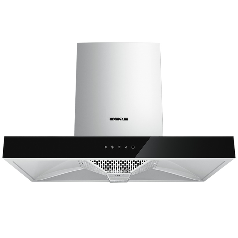 德意(DE&E)745mm小尺寸20立方大吸力抽油烟机 小户型免换洗顶吸油烟机8515