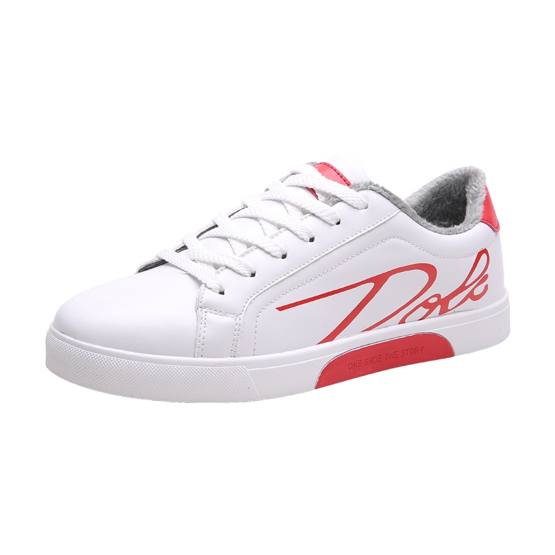 艾斯臣acesc 秋冬款青少年潮流板鞋男士网红加绒保暖百搭学生休闲鞋