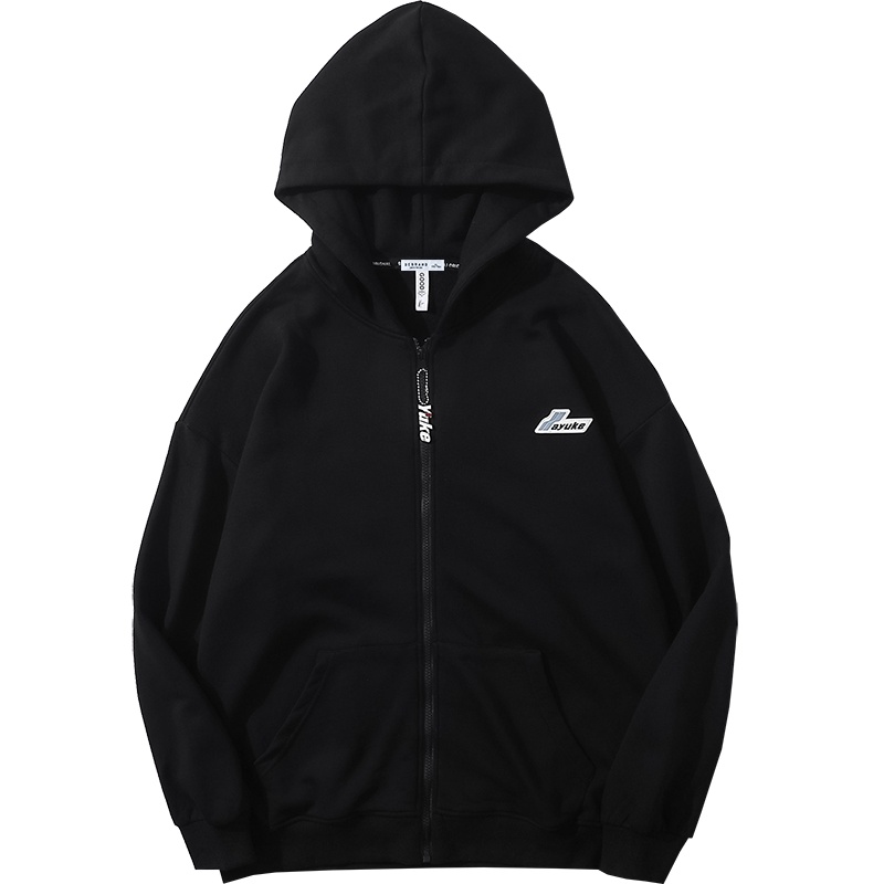 DEBRAND开衫连帽卫衣外套男春秋韩版潮流休闲宽松学生百搭夹克ins