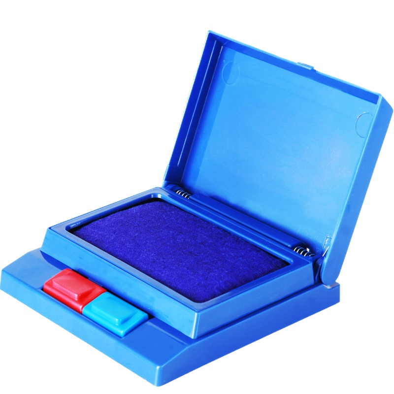 得力双色印台 9850