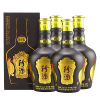 珍酒 珍十五鸡年珍藏版 53度酱香白酒500ml*4 坤沙粮食酒 箱装