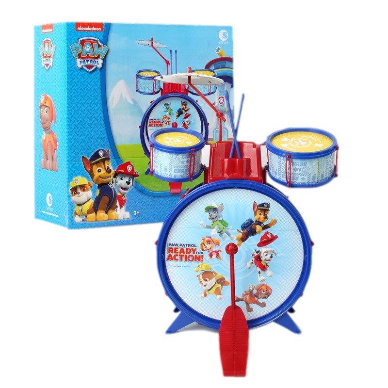 潮昇动漫 汪汪队立大功乐器 卡通仿真狗狗队-爵士鼓 小狗汪汪队 儿童乐器 爵士鼓 PPM-150401