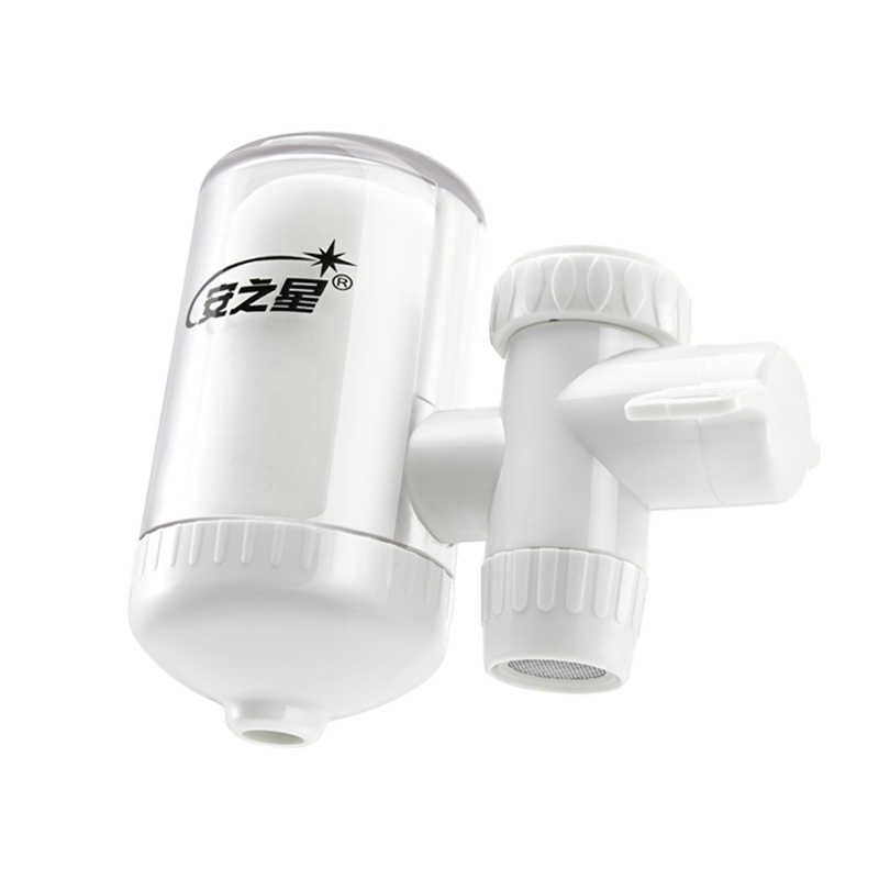 安之星家用水龙头净水器水龙头过滤器厨房自来水净水器水龙头过滤器龙头净水机AZX-JSQ-03L5(透明款)