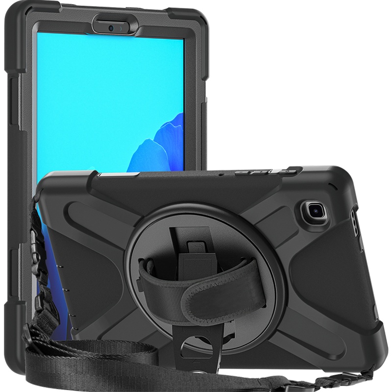 久宇 三星Galaxy Tab A7 lite硅胶保护套8.7英寸平板电脑软壳SM-T220/T225C横竖支撑防摔外套