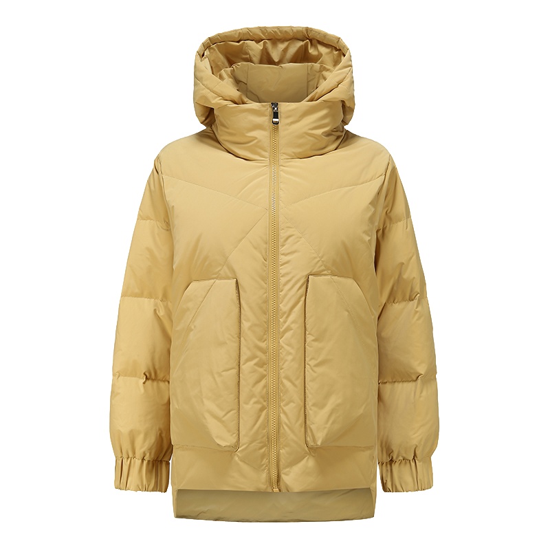 高梵短款羽绒服女2020年新款白鸭绒显瘦小个子冬外套