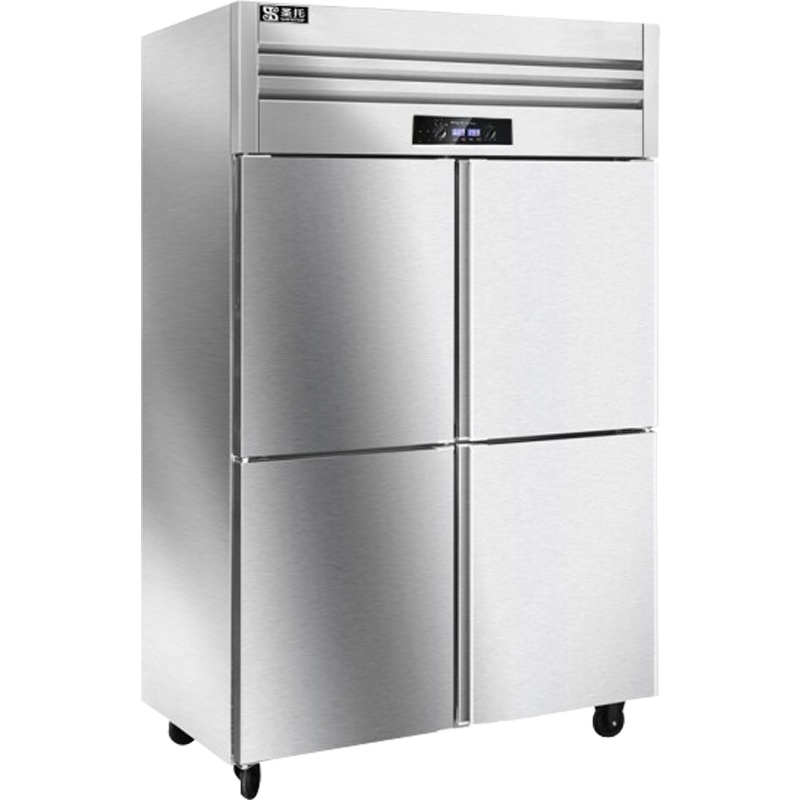 圣托(Shentop)厨房冰柜立式冷冻柜 酒店饭店四开门冰箱商用 全冷冻四门高身雪柜 STLN-GD24