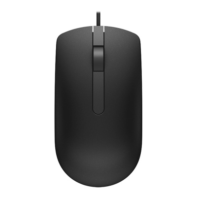 戴尔(DELL)MS116 有线鼠标 商务办公鼠标带鼠标垫(黑色)(适用于联想,华为,惠普,小米等品牌笔记本台式机)