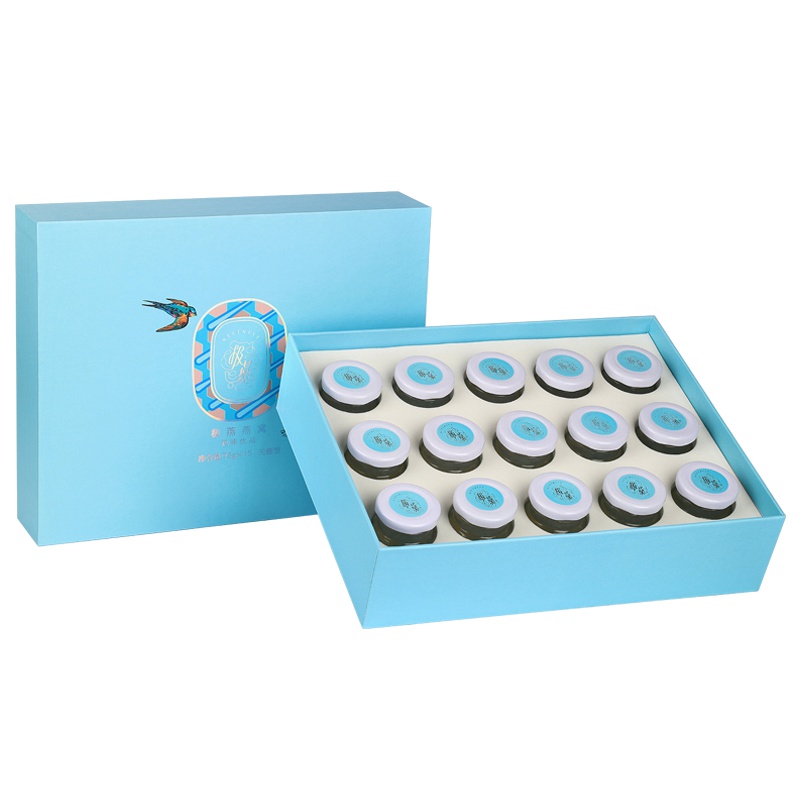 极燕速即食燕窝 孕妇滋补营养食品 礼盒装 印尼进口金丝燕75g*15瓶