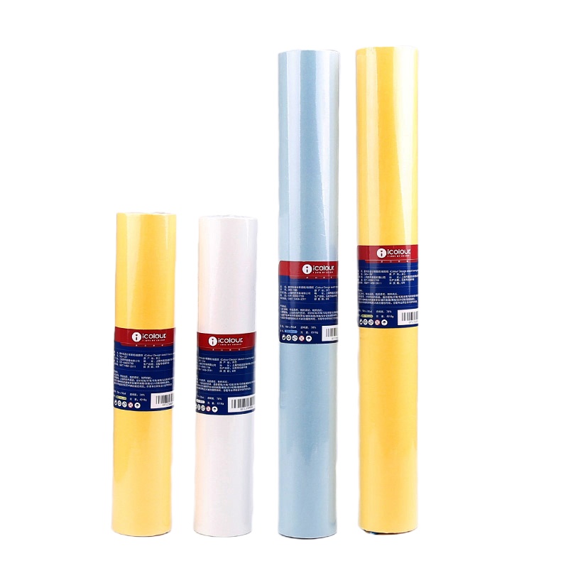 得力(deli)拷贝纸A4图纸透明纸画画临摹纸建筑设计美术绘画图纸卷 12寸白色