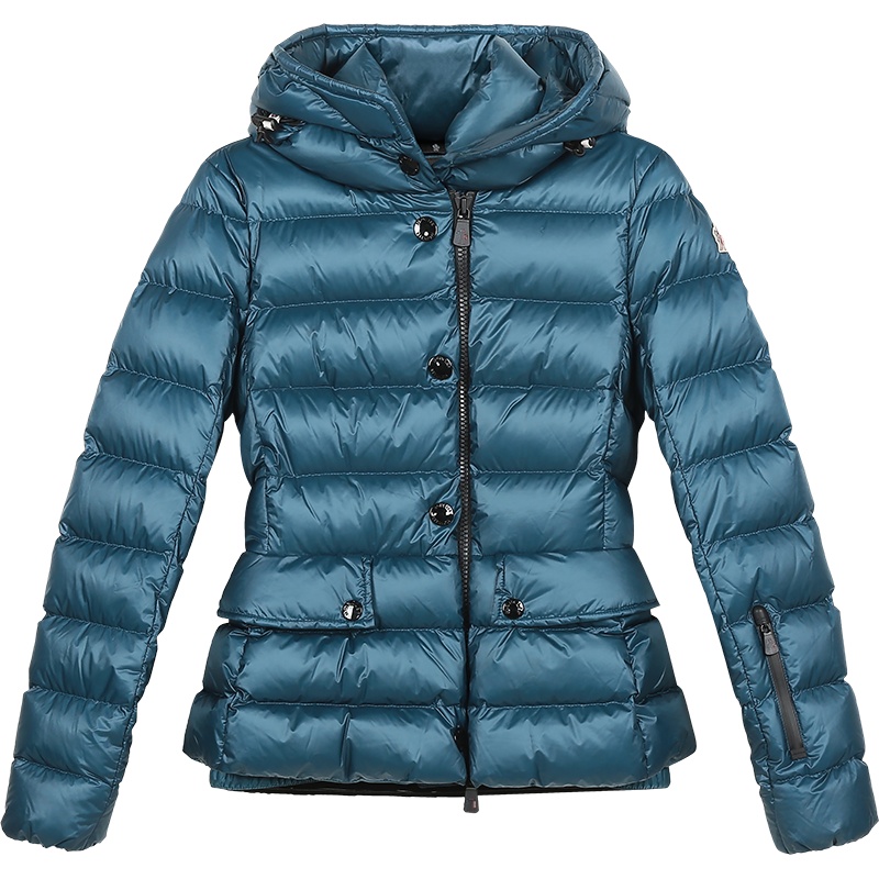 MONCLER 盟可睐 女士 聚酰胺鹅绒连帽羽绒服外套 1A52200 53071