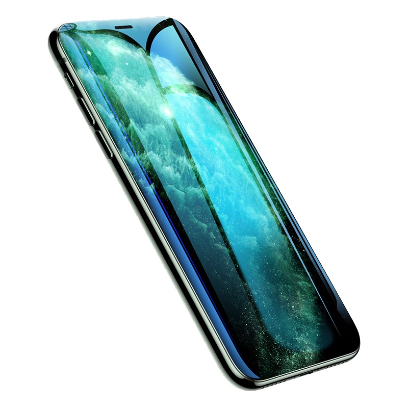 古尚古 苹果11钢化膜iphone12手机11promax覆盖pro绿光抗指纹x/xs全屏xr抗摔6/7/8plus贴