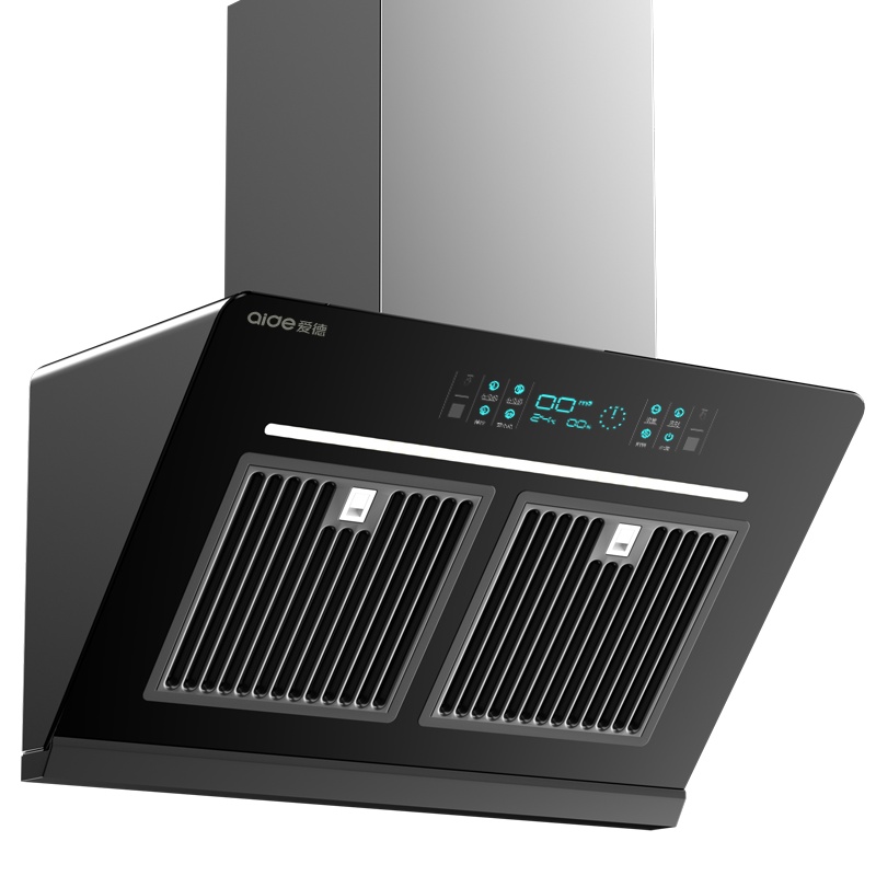 [油烟分离]爱德(aide)双电机大吸力侧吸式抽油烟机单机油烟分离家用易清洁脱排吸油烟机单烟机 A18含安装
