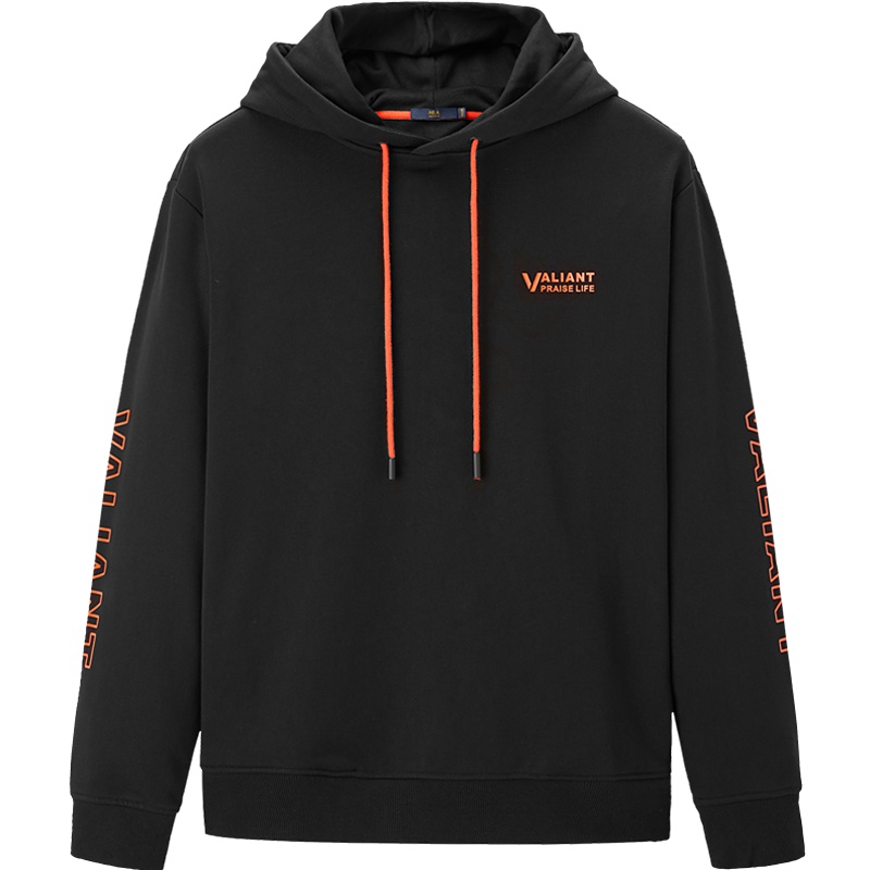 HLA海澜之家连帽休闲卫衣2019秋季舒适净色透气卫衣男HNZWJ3R057A