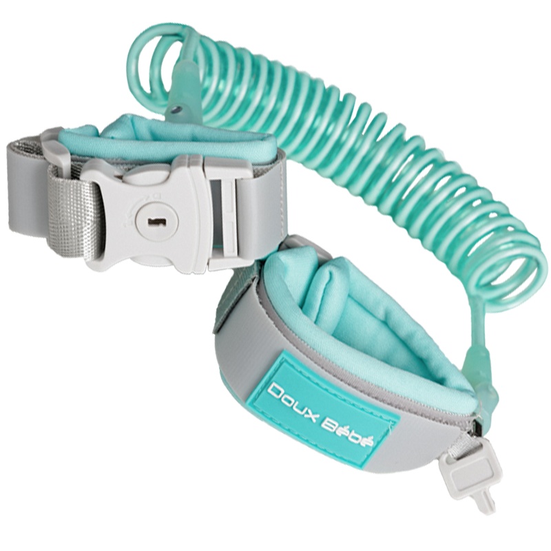 Douxbebe儿童防走失带牵引绳宝宝安全手环防丢带小孩防走丢防丢绳