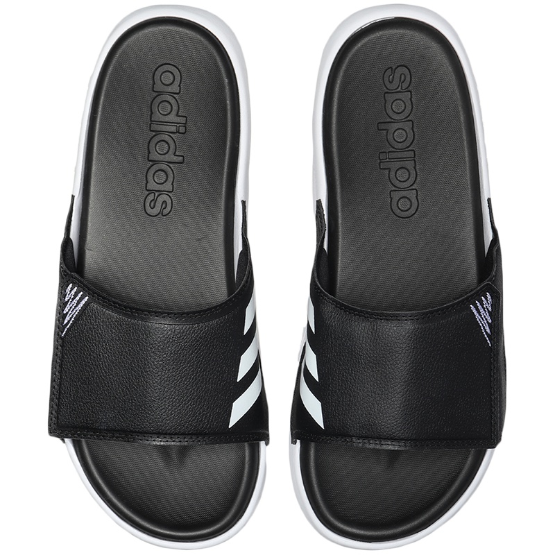 阿迪达斯男鞋拖鞋魔术贴沙滩鞋游泳运动休闲鞋F35588